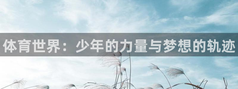 6t体育客户端：体育世界：少年的力量与梦想的轨迹